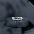 Certified Pear Shape Lab Grown Diamond Eternity Ring Lab - ( EF-VS ) - Rosec Jewels