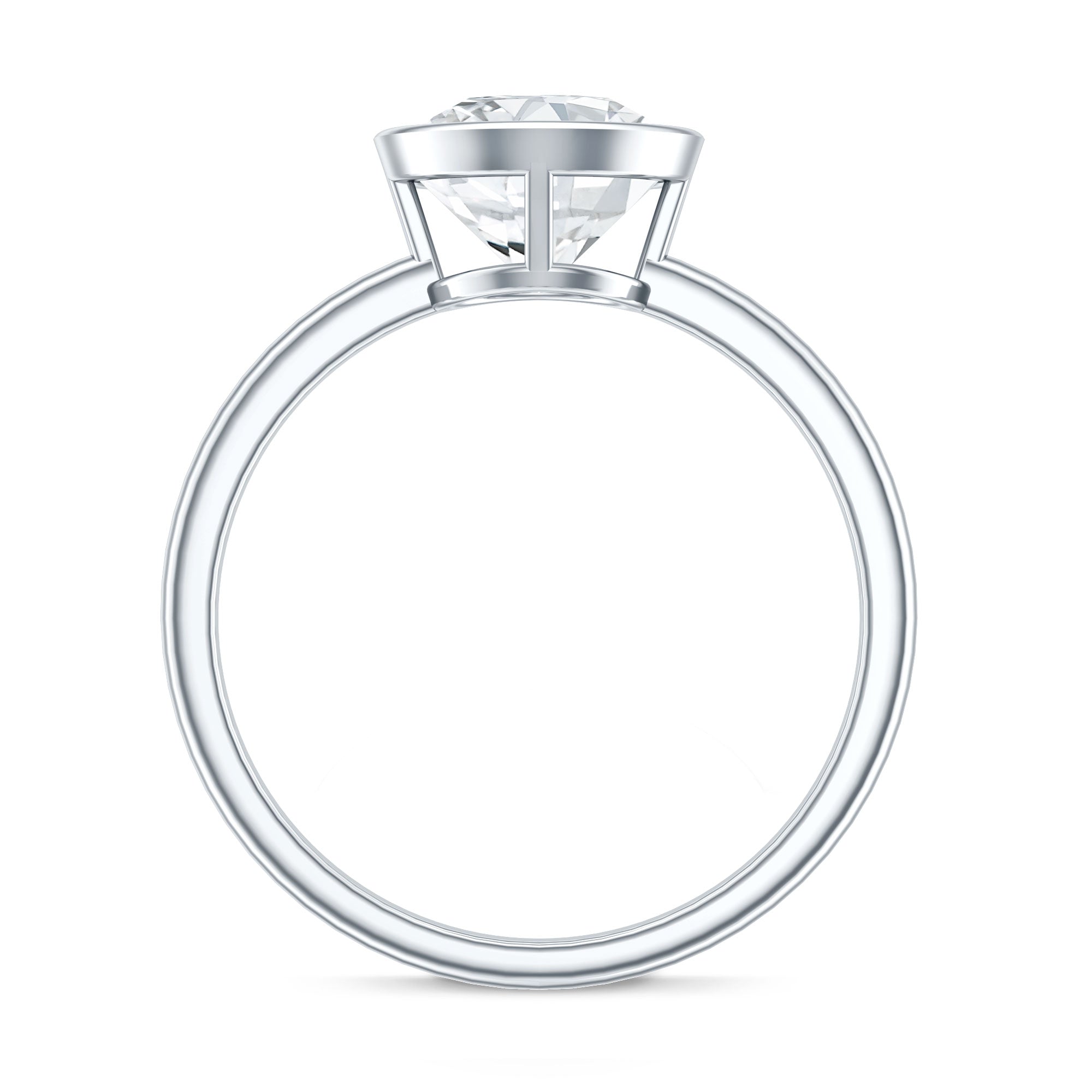 Rosec Jewels-2 CT IGI Certified Lab Grown Diamond Solitaire Engagement Ring