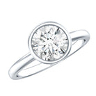 Rosec Jewels-Round Lab Grown Diamond Classic Engagement Ring with IGI Certificate