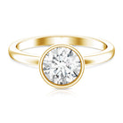 Rosec Jewels-Round Lab Grown Diamond Classic Engagement Ring with IGI Certificate