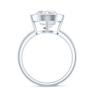 Rosec Jewels-IGI Certified 5 Carat Lab Grown Diamond Bezel Set Engagement Ring