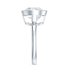 Rosec Jewels-IGI Certified 5 Carat Lab Grown Diamond Bezel Set Engagement Ring