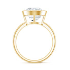 Rosec Jewels-IGI Certified 5 Carat Lab Grown Diamond Bezel Set Engagement Ring