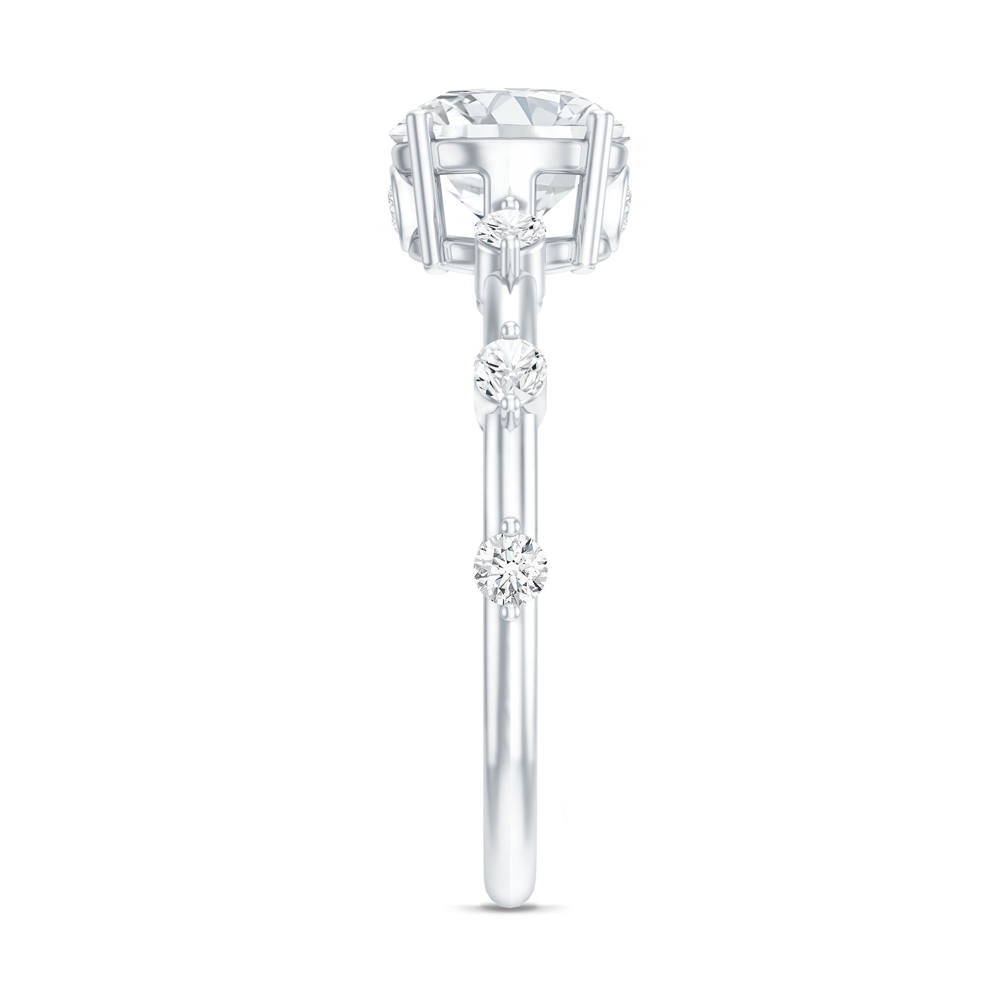 Rosec Jewels-IGI Certified 1 Carat Lab Created Diamond Engagement Ring