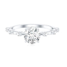 Rosec Jewels-IGI Certified 1 Carat Lab Created Diamond Engagement Ring