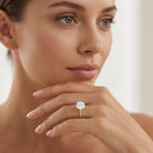 IGI Certified Lab Grown Round Diamond Solitaire Engagement Ring Lab - ( E-VS1 ) - Rosec Jewels