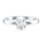 Rosec Jewels-Peg Head Set 1 Carat Lab Grown Diamond Solitaire Ring with IGI Certificate