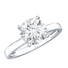 Rosec Jewels-IGI Certified 3 CT Round Lab Grown Diamond Solitaire Engagement Ring