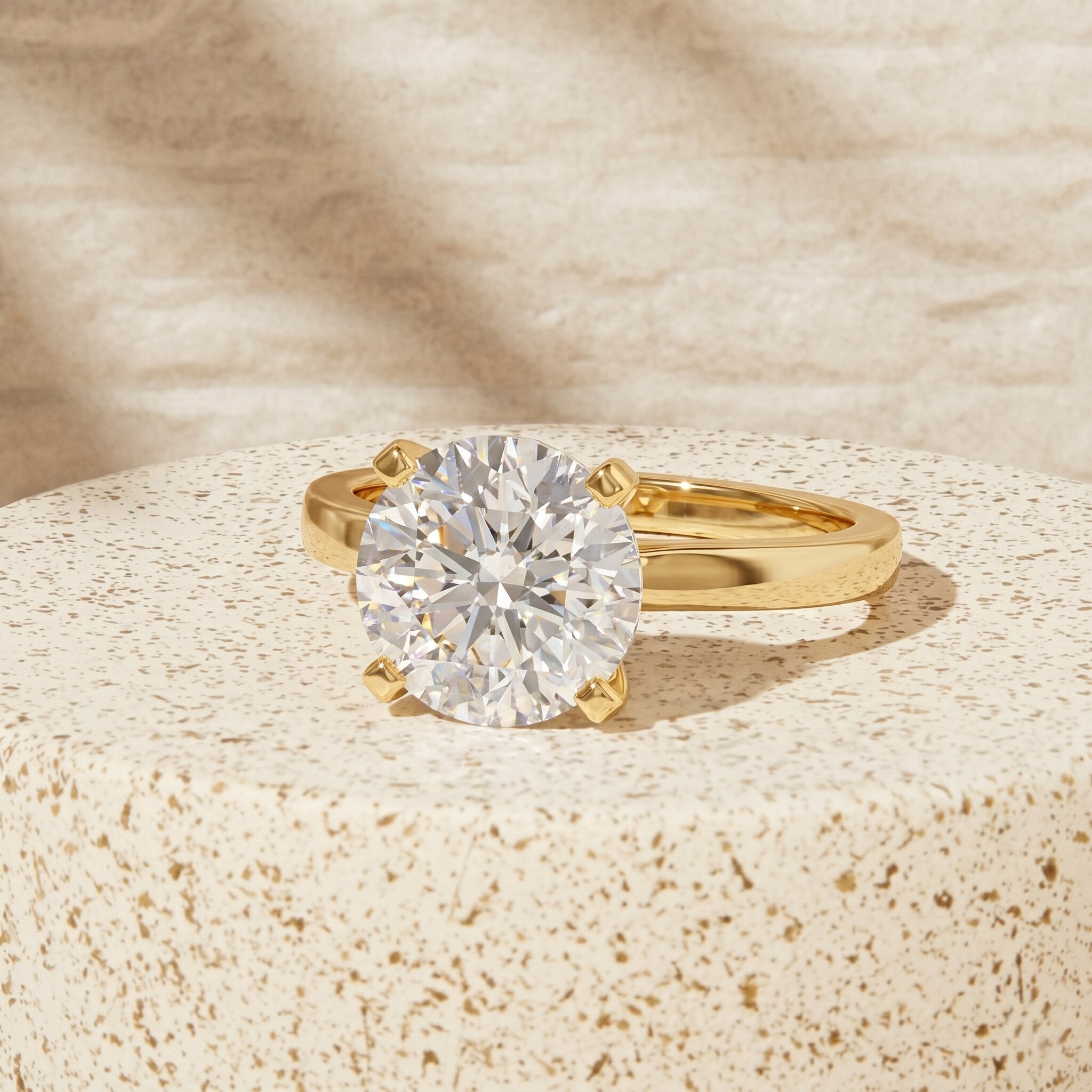 4 CT IGI Certified Lab Diamond Timeless Engagement Ring Lab - ( E-VS1 ) - Rosec Jewels