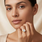 IGI Certified Lab Grown Diamond 2 CT Engagement Ring for Women Lab - ( E-VS1 ) - Rosec Jewels