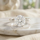 IGI Certified 5 Carat Lab Grown Diamond Solitaire Engagement Ring Lab - ( E-VS1 ) - Rosec Jewels