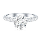 Rosec Jewels-2 Carat Lab Grown Diamond Round Engagement Ring with IGI Certificate