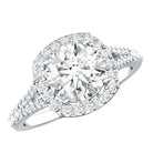 Rosec Jewels-IGI Certified 2 Carat Round Lab Grown Diamond Statement Engagement Ring