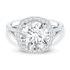 Rosec Jewels-IGI Certified Lab Grown Diamond Statement Engagement Ring with Split Shank