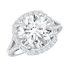 5 Carat Lab Grown Big Diamond Engagement Ring with IGI Certificate Lab - ( E-VS1 ) - Rosec Jewels
