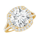 5 Carat Lab Grown Big Diamond Engagement Ring with IGI Certificate Lab - ( E-VS1 ) - Rosec Jewels