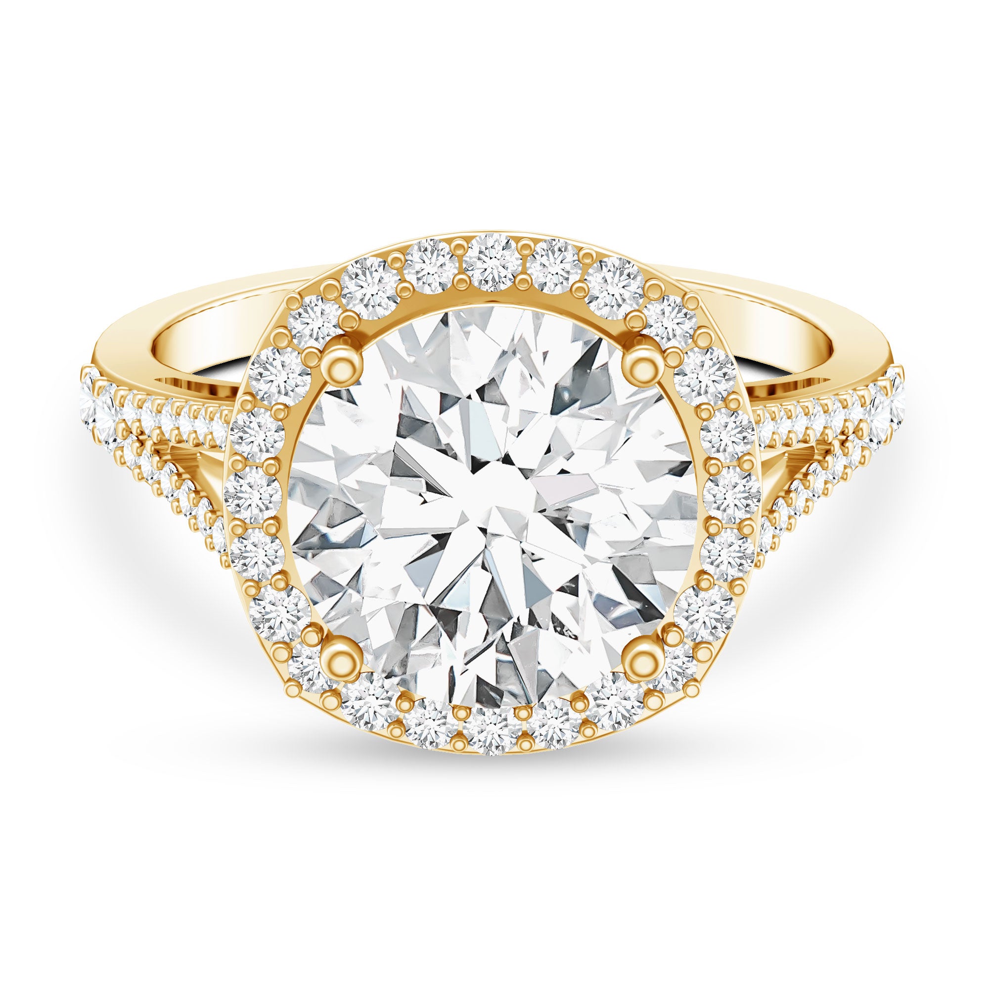 Rosec Jewels-5 Carat Lab Grown Big Diamond Engagement Ring with IGI Certificate