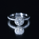 IGI Certified 1 CT Lab Grown Diamond Round Engagement Ring Lab - ( E-VS1 ) - Rosec Jewels