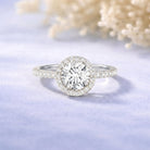 IGI Certified 1 CT Lab Grown Diamond Round Engagement Ring Lab - ( E-VS1 ) - Rosec Jewels