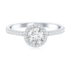 Rosec Jewels-IGI Certified 1 CT Lab Grown Diamond Round Engagement Ring