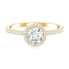 Rosec Jewels-IGI Certified 1 CT Lab Grown Diamond Round Engagement Ring