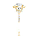 Rosec Jewels-2 Carat Lab Grown Diamond Halo Engagement Ring with IGI Certificate