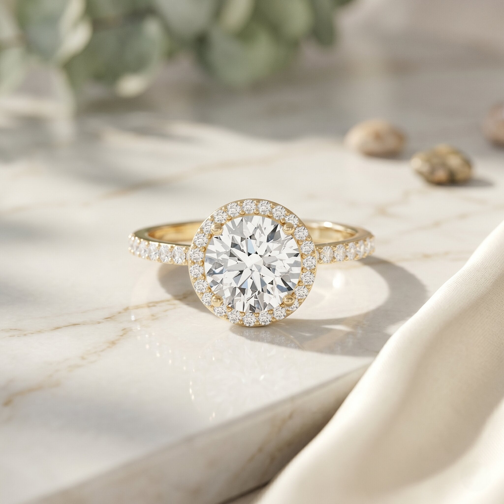 3 Carat IGI Certified Lab Grown Diamond Engagement Ring Lab - ( E-VS1 ) - Rosec Jewels