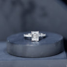 1.8 Carat Emerald Cut Lab Grown Diamond Solitaire Engagement Ring Lab - ( EF-VS ) - Rosec Jewels