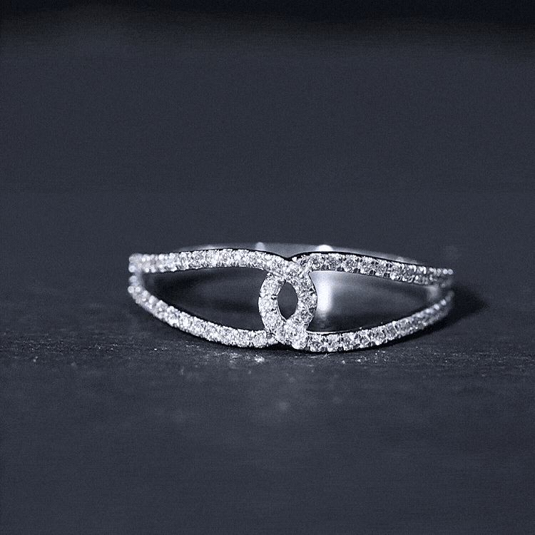 Certified Real Diamond Anniversary Ring for Women Natural - ( HI-SI ) - Rosec Jewels