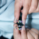 Rosec Jewels-Natural Multi Gemstone Promise Ring for Women