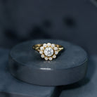 Certified Moissanite Bezel Set Engagement Ring D-VS1 - Rosec Jewels