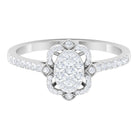 Rosec Jewels-3/4 CT Diamond Solitaire Illusion Art Deco Ring