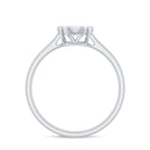 Natural Diamond Promise Ring in Illusion Set Natural - ( HI-SI ) - Rosec Jewels