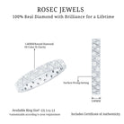 Rosec Jewels-Diamond Band Ring in Surface Prong Set