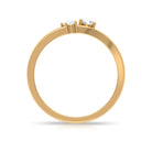 Natural Diamond 3 Stone Proposal Ring for Valentines Natural - ( HI-SI ) - Rosec Jewels