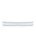 Natural Baguette Diamond Half Eternity Ring for Anniversary Natural - ( HI-SI ) - Rosec Jewels