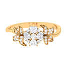 Nature Inspired Diamond Engagement Ring for Women Natural - ( HI-SI ) - Rosec Jewels