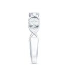 Rosec Jewels-Natural Diamond Infinity Band Ring with Certificate