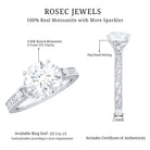 Antique Looking Round Moissanite Celtic Knot Engagement Ring D-VS1 - Rosec Jewels