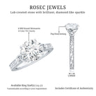 Antique Looking Round Moissanite Celtic Knot Engagement Ring D-VS1 - Rosec Jewels
