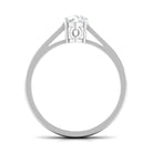Rosec Jewels-Minimal Cubic Zirconia Engagement Ring with Certificate