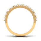 Cubic Zirconia Eternity Wedding Band Ring AAAA - Rosec Jewels
