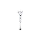 3 CT Solitaire Cubic Zirconia Criss Cross Engagement Ring AAAA - Rosec Jewels
