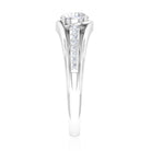Cubic Zirconia Solitaire Band Ring AAAA - Rosec Jewels