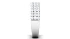 1.50 CT Certified Zircon Semi Eternity Ring in Pave Setting AAAA - Rosec Jewels