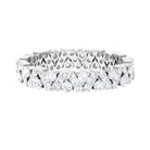 Zircon Wedding Anniversary Eternity Ring AAAA - Rosec Jewels