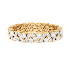 Zircon Wedding Anniversary Eternity Ring AAAA - Rosec Jewels
