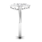 Cubic Zirconia Engagement Ring in Illusion Setting AAAA - Rosec Jewels
