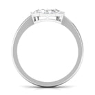 Cubic Zirconia Engagement Ring in Illusion Setting AAAA - Rosec Jewels