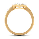 Cubic Zirconia Engagement Ring in Illusion Setting AAAA - Rosec Jewels